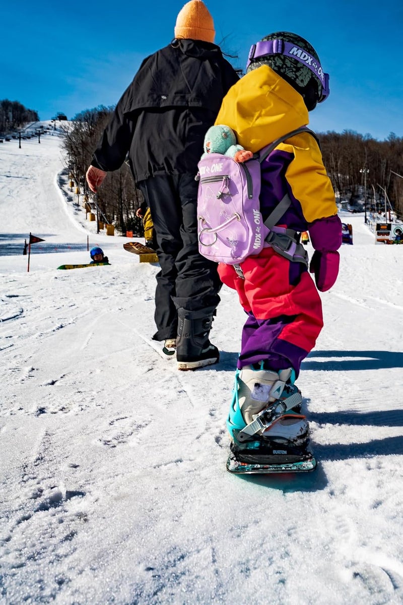 MDXONE Kids Ski & Snowboard Harness Trainer – Retractable Leash, Shock Bungees & Removable Seat - Image 5